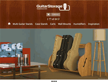 Tablet Screenshot of guitarstorage.com